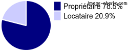 Propriétaires et locataires sur Saint-Étienne-l'Allier