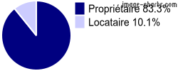 Propriétaires et locataires sur Saint-Pierre-le-Chastel